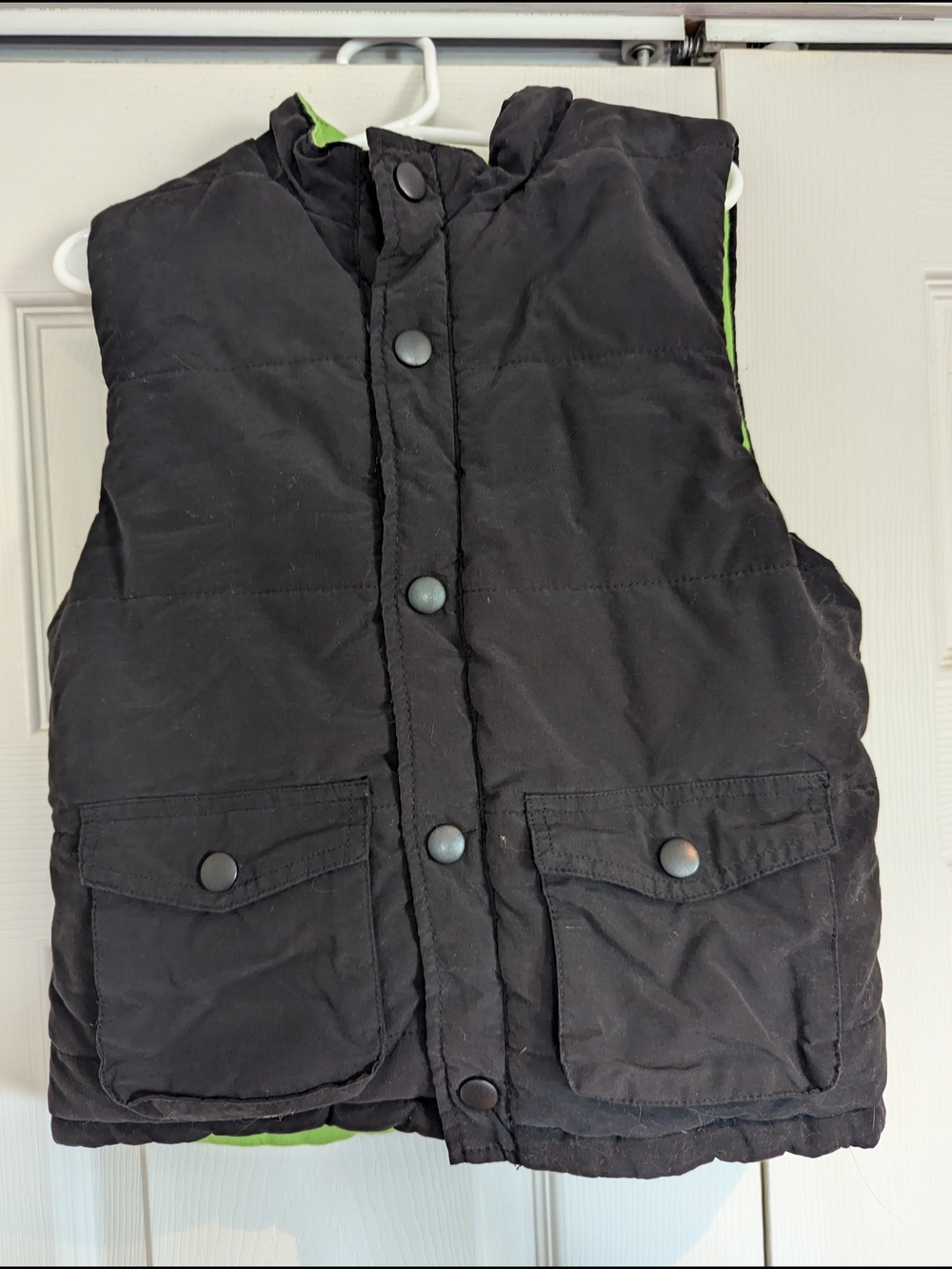 Hartstrings Black Vest with Lime Accent